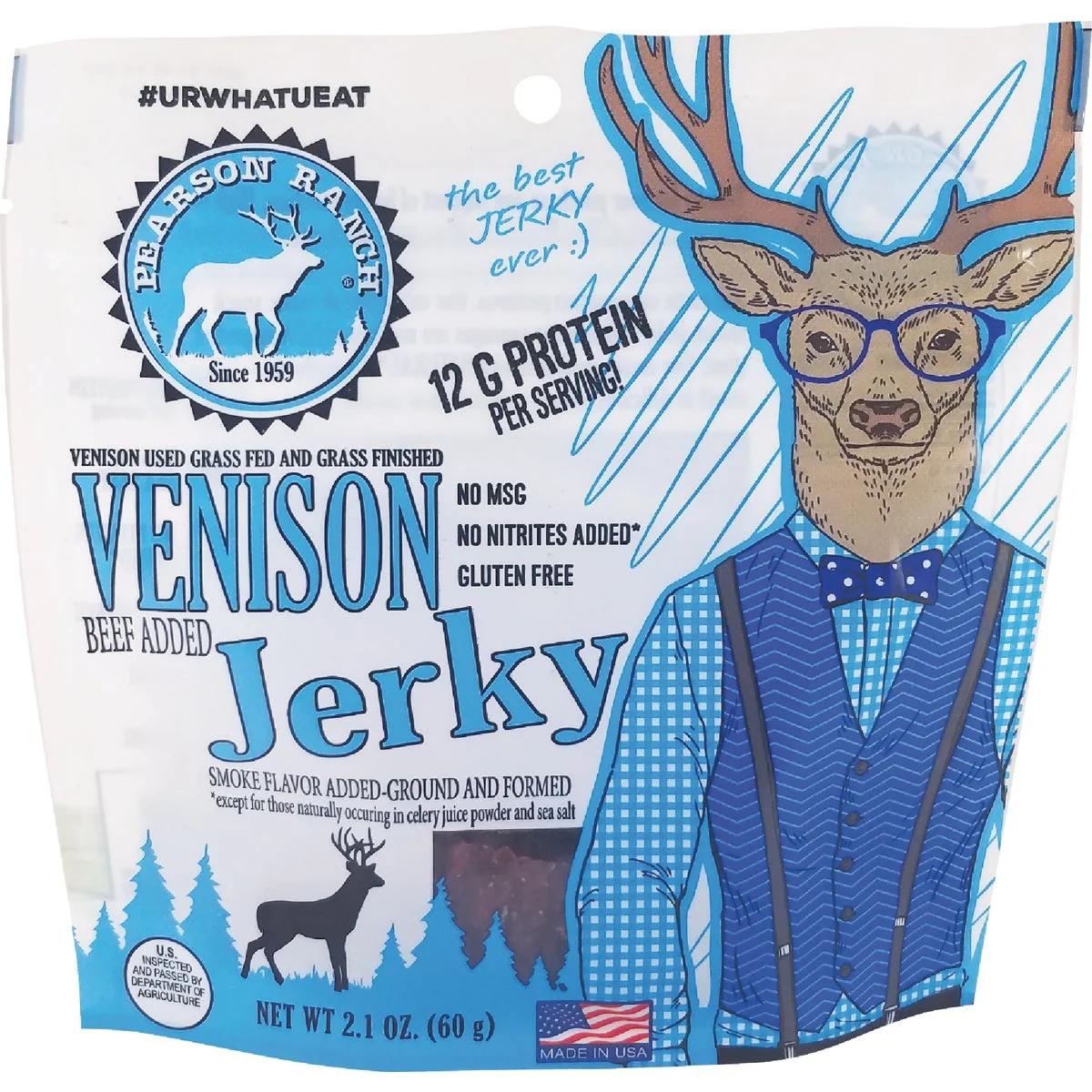 Functional Pearson Ranch 2.1 Oz. All-Natural Venison Jerky Specialty