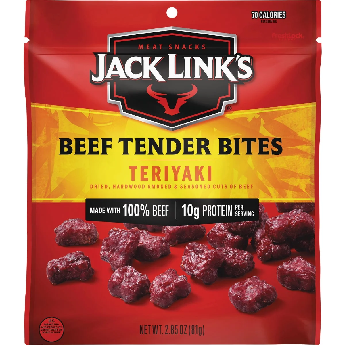 Original Design Jack Link's Tender Bites 2.85 Oz. Teriyaki Jerky Efficient