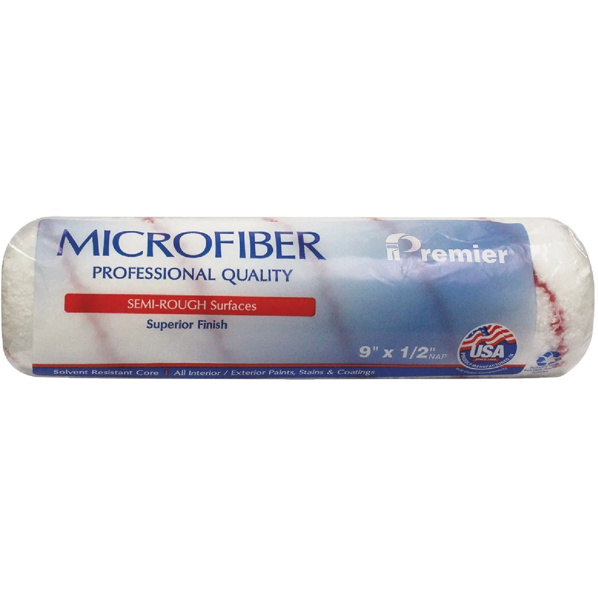 Natural Premier 9 In. X 1 2 In. Microfiber Roller Cover Reusable