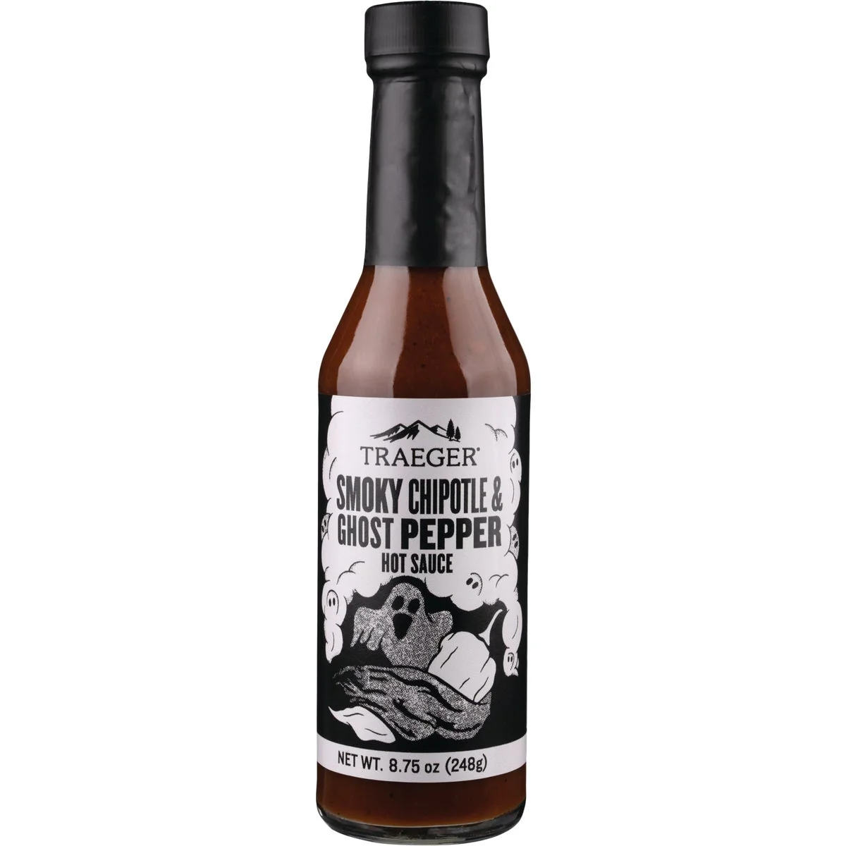 Exclusive Traeger 8.75 Oz. Smoky Chipotle Ghost Pepper Hot Sauce Professional