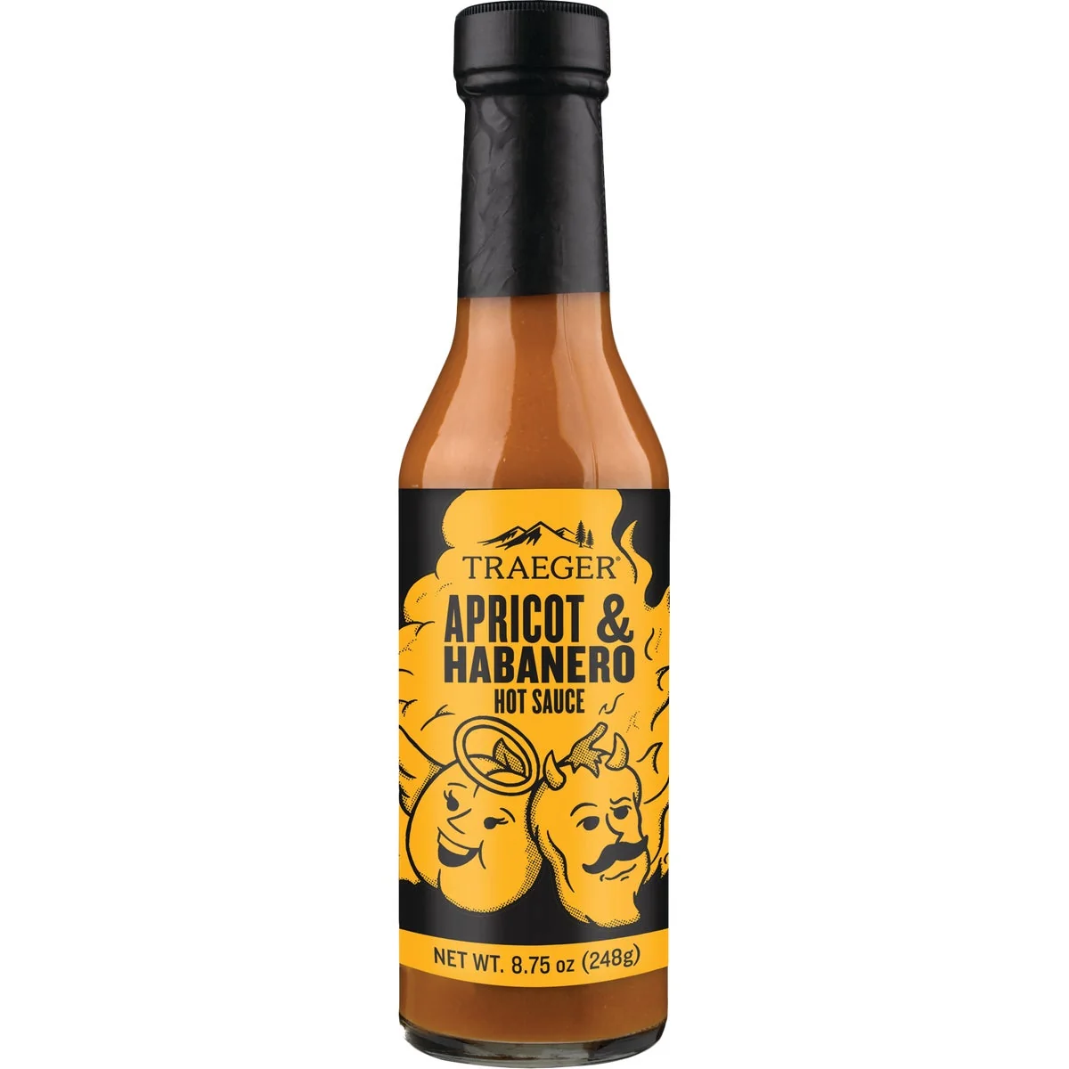 Original Design Traeger 8.75 Oz. Apricot Habanero Hot Sauce Convenient