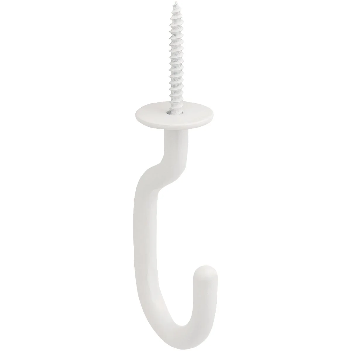 Breathable National 2682 3-11 32 In. White Steel Modern Ceiling J-Hook Plant Hanger User-Friendly