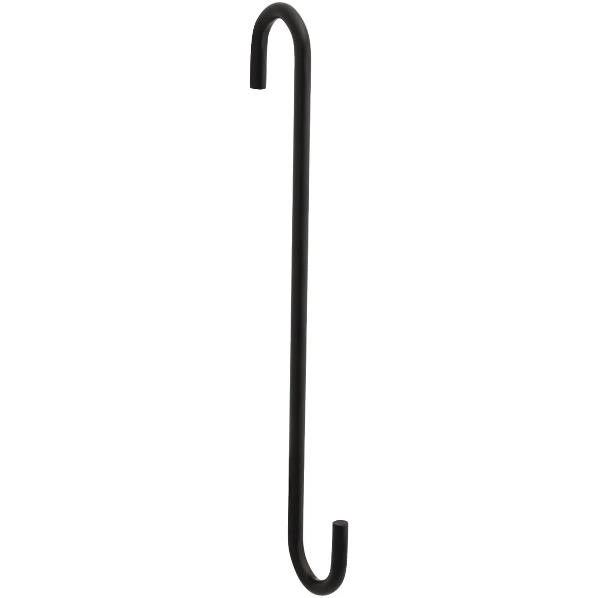 Expertly Made National 2649 8 In. Black Steel Modern Large S-Hook Plant Hanger High-Grade