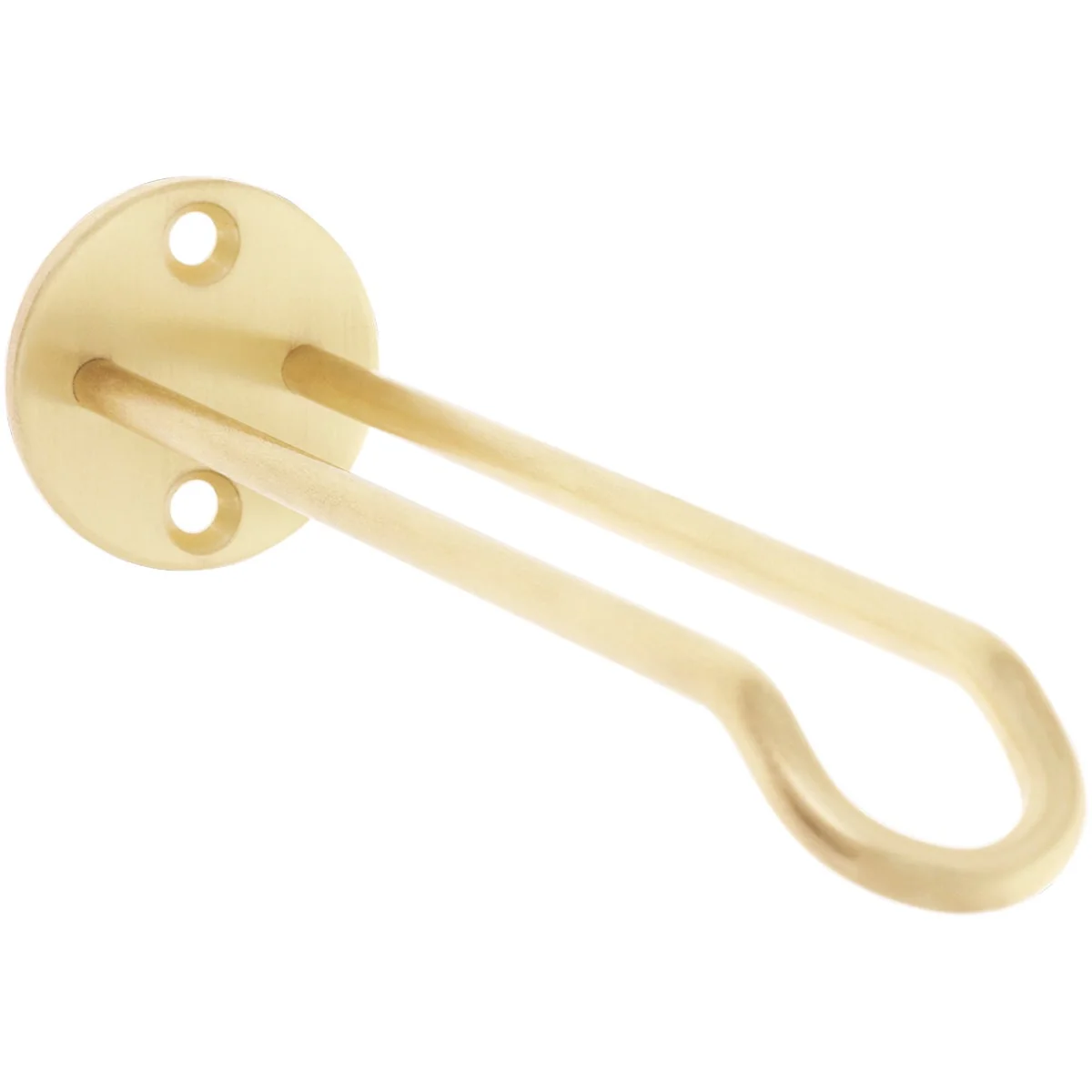Easy-to-Use National 2681 7 In. Brushed Gold Steel Wall Base Plant Hanger Secure