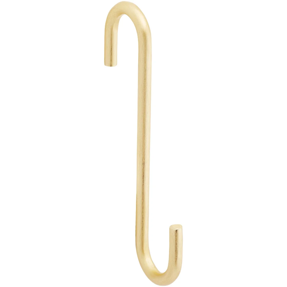 Fast National 2648 4-3 4 In. Brushed Gold Steel Modern Small S-Hook Plant Hanger User-Friendly