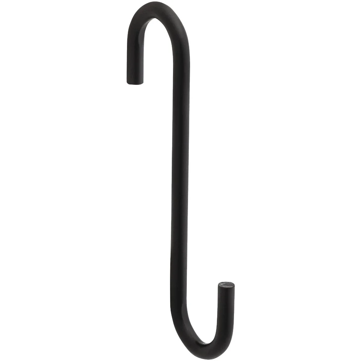 Fast National 2648 4-3 4 In. Black Steel Modern Small S-Hook Plant Hanger Unique