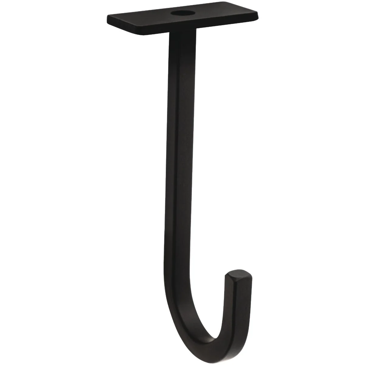 High-Grade National 2647 5 In. Black Steel Long Ceiling Plant Hook Superior
