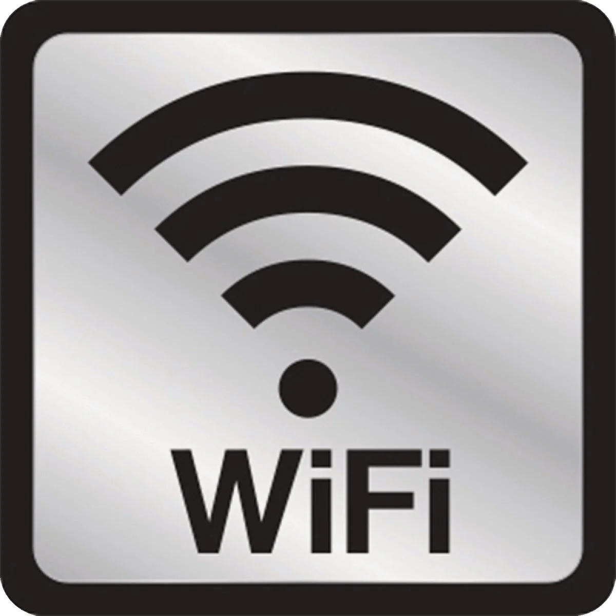 Versatile Hy-Ko WIFI Symbol Plaque Fashionable