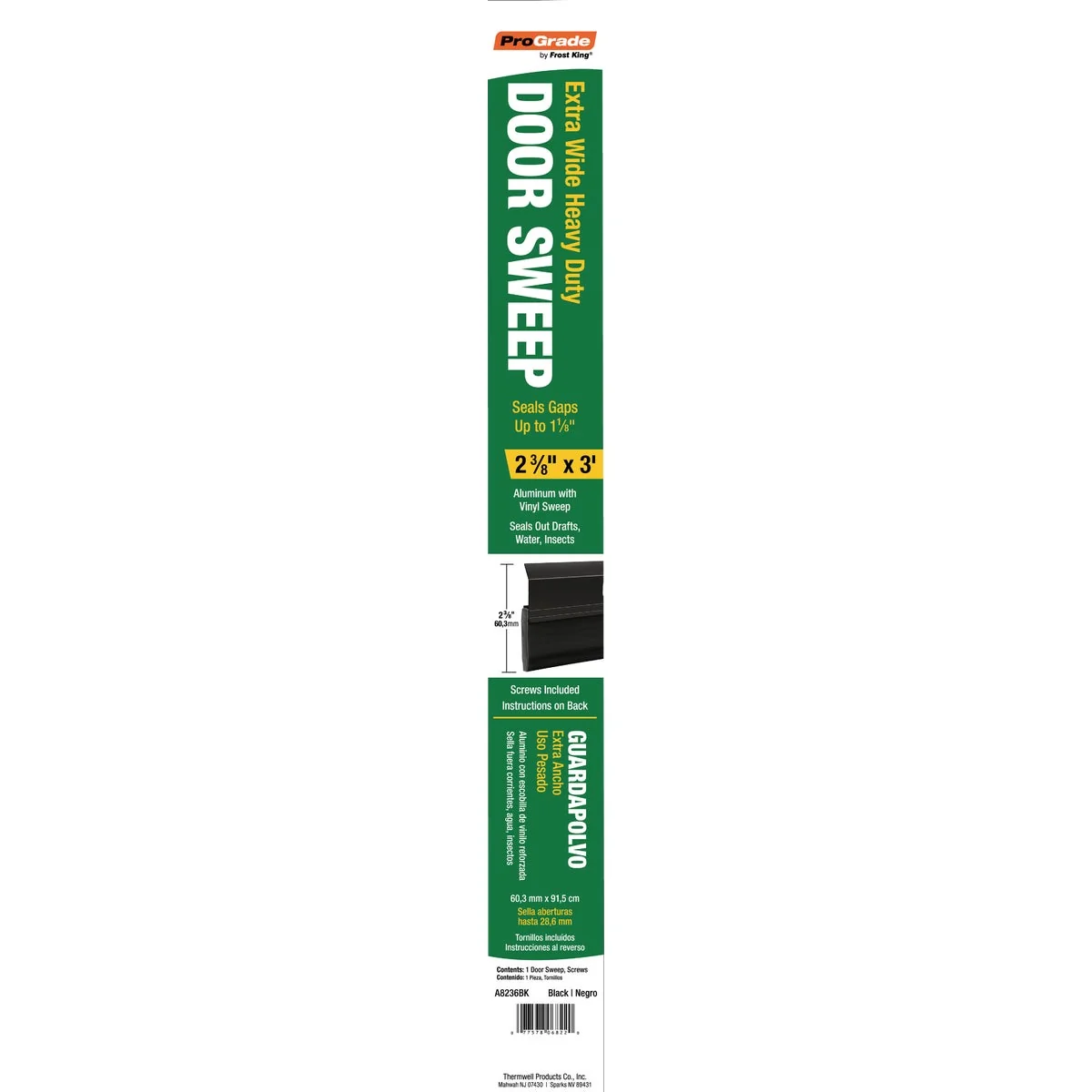 Fine Crafted Frost King 2-3 8 In. x 36 In. Heavy Duty Aluminum Door Sweep First-Class