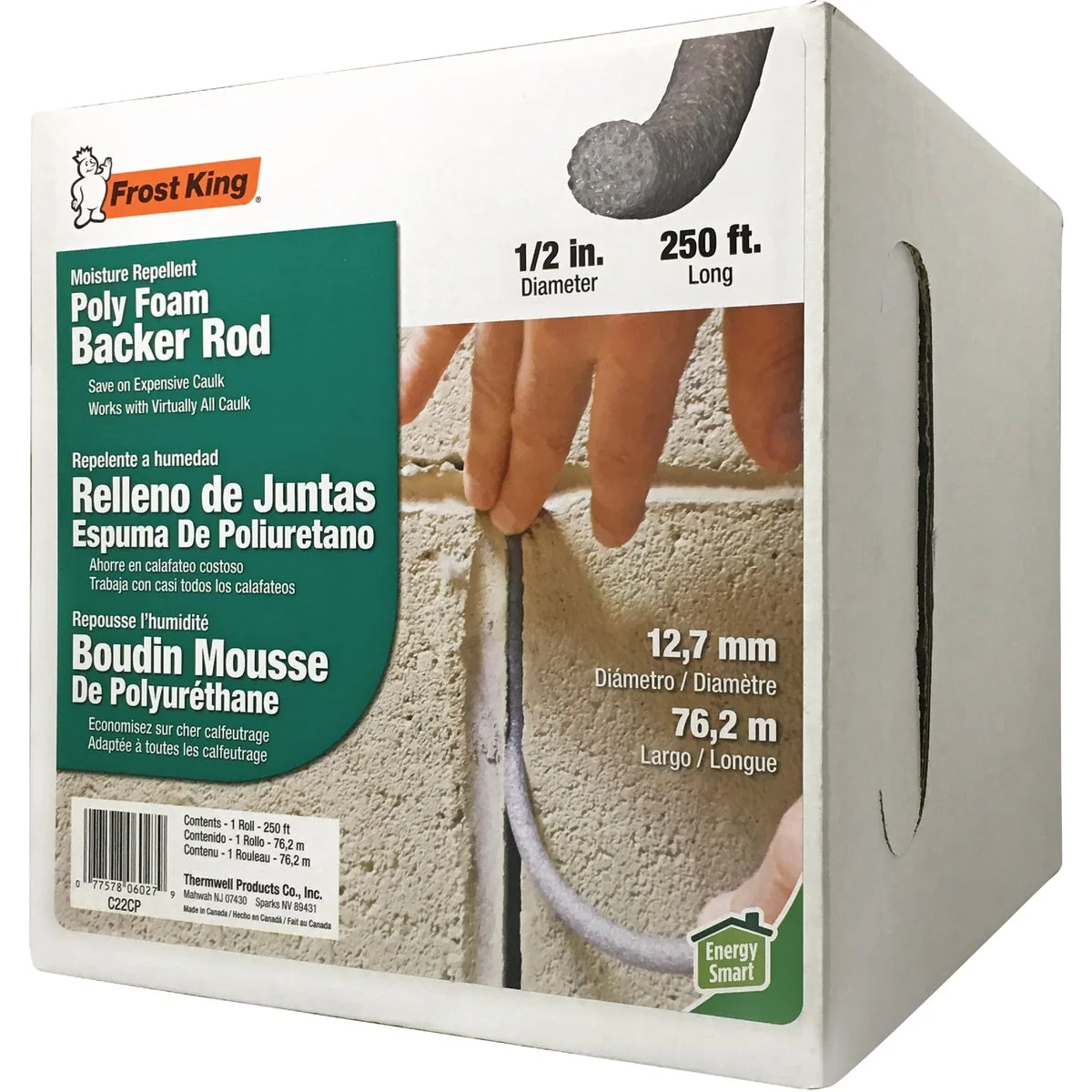 Unique Frost King 1 2 In. x 250 Ft. Poly Foam Backer Rod Original Design