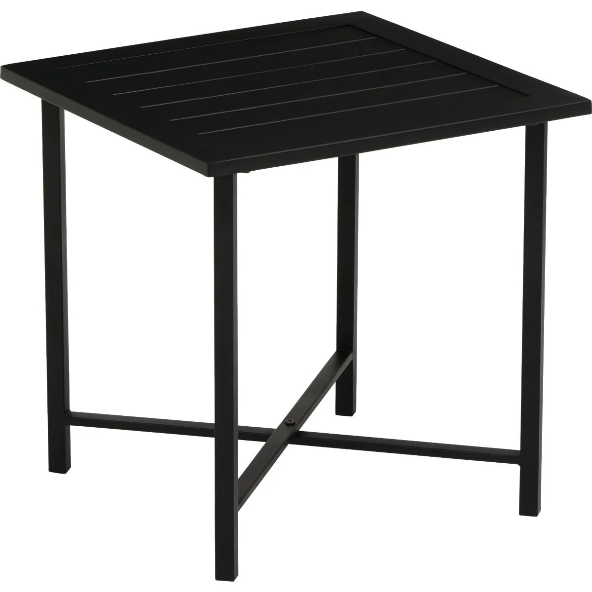 Artisan Outdoor Expressions Windsor 18 In. x 18 In. Steel Slat Side Table Easy-to-Use