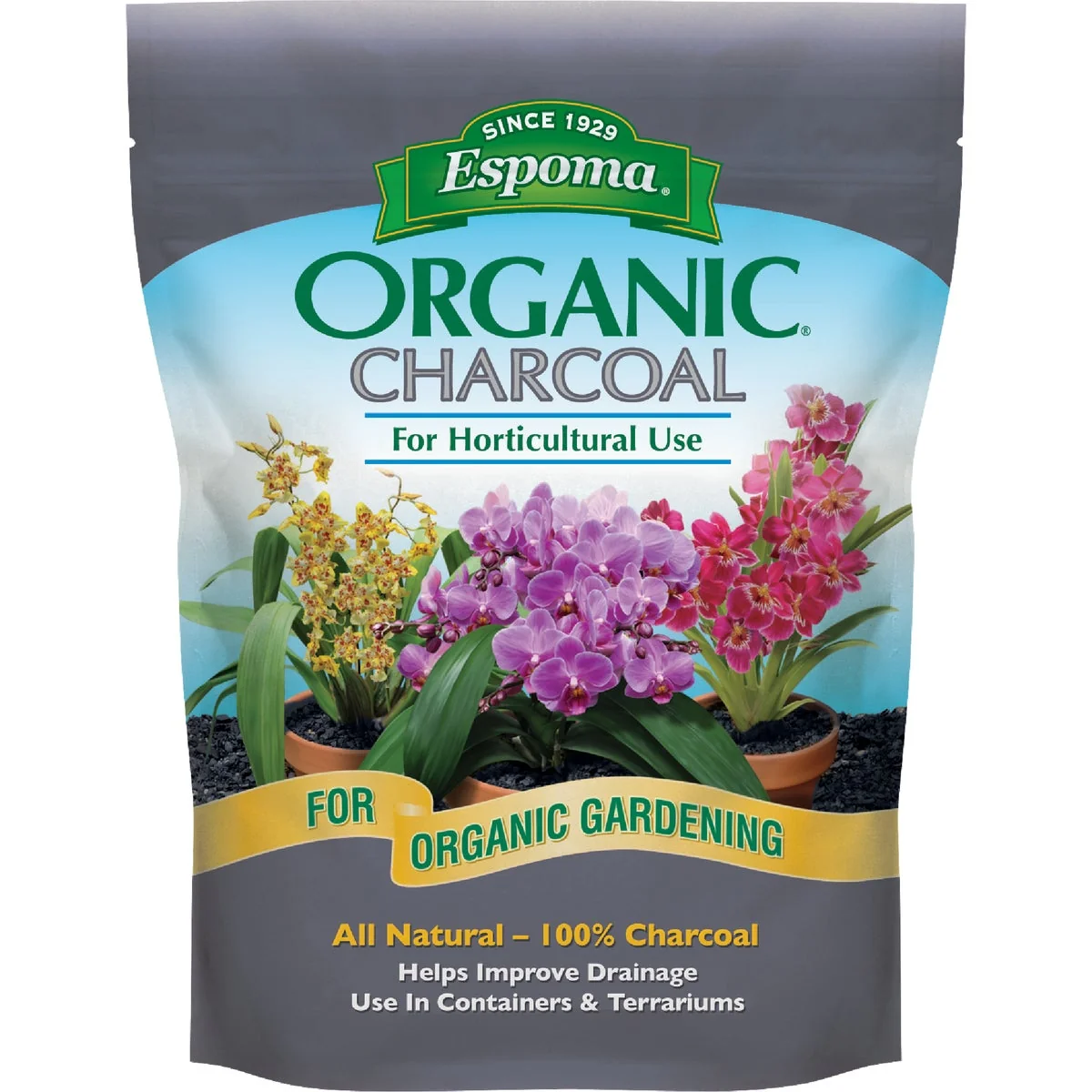 World-Class Espoma Organic 4 Qt. Horticultural Charcoal Natural