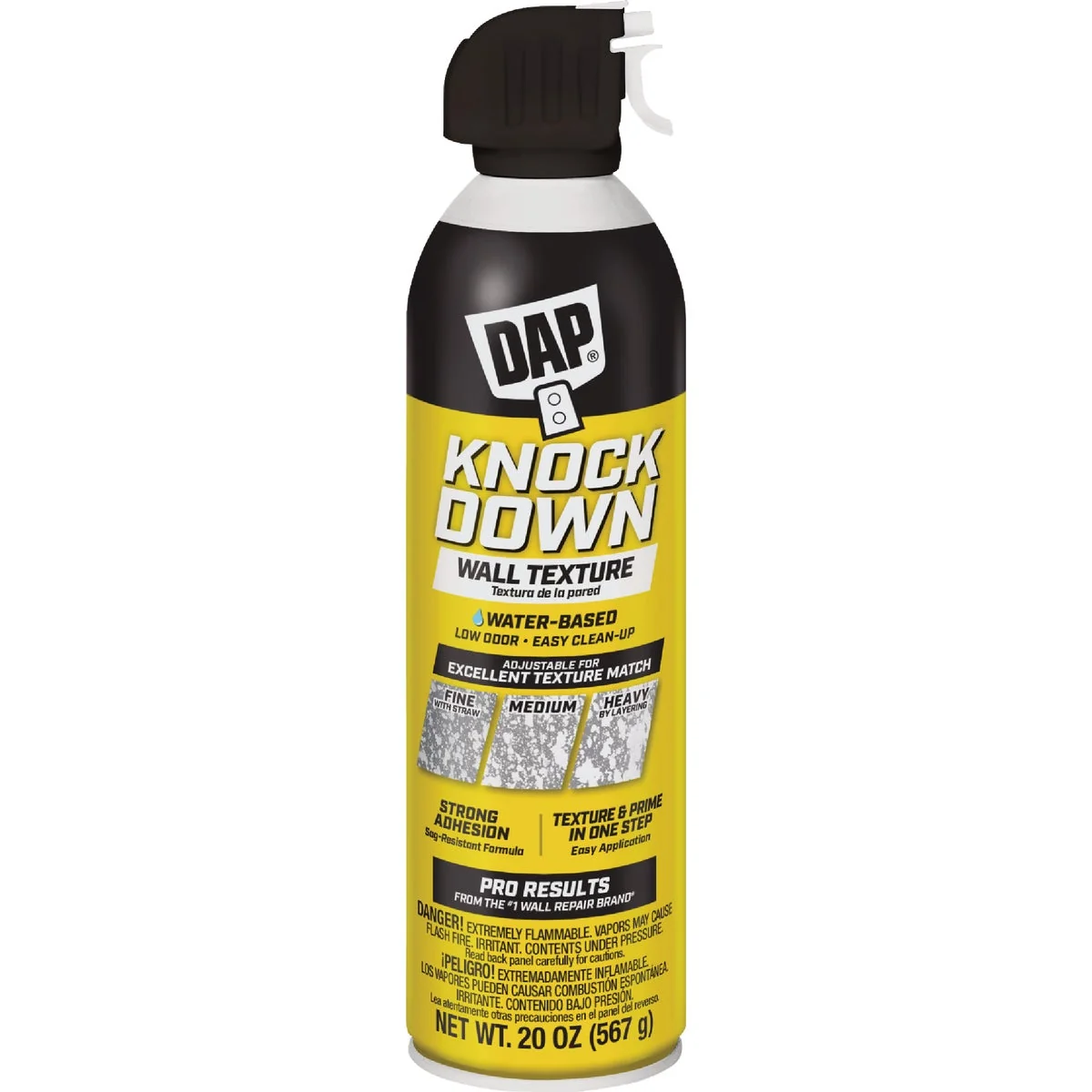 Powerful Dap 20 Oz. Knockdown Water Base Wall Spray Texture Luxury