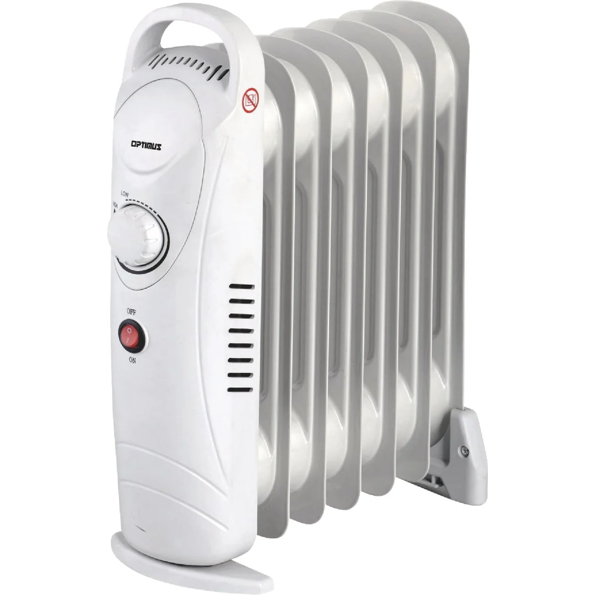 Fine Crafted Optimus 700W 120V Mini Oil Filled Radiator Heater Refined