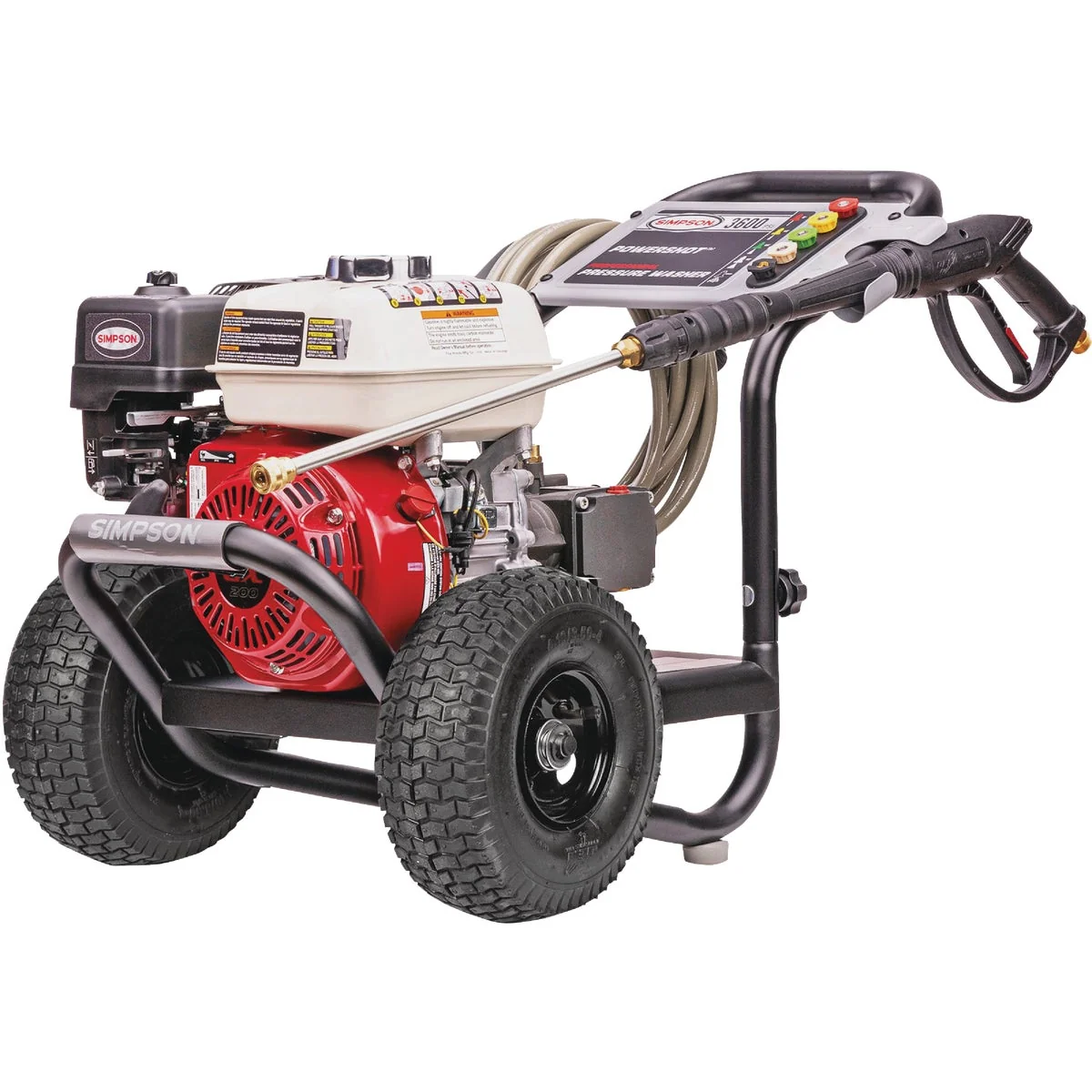 Minimalist Simpson PowerShot 3600 psi 2.5 GPM Cold Water Professional Gas Pressure Washer Practical