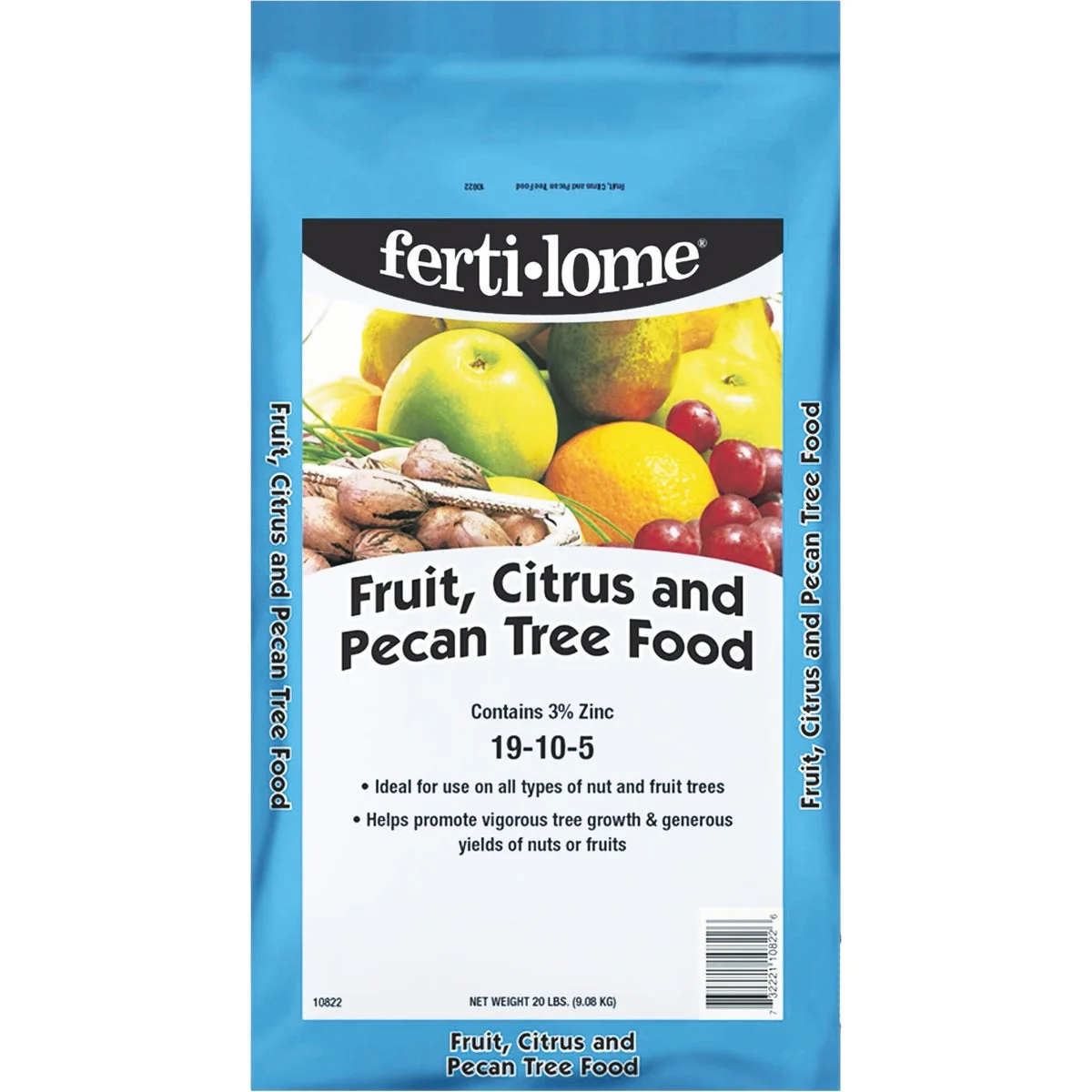 Sustainable Ferti-lome 20 Lb. 19-10-5 Fruit Citrus Pecan Tree Food Secure