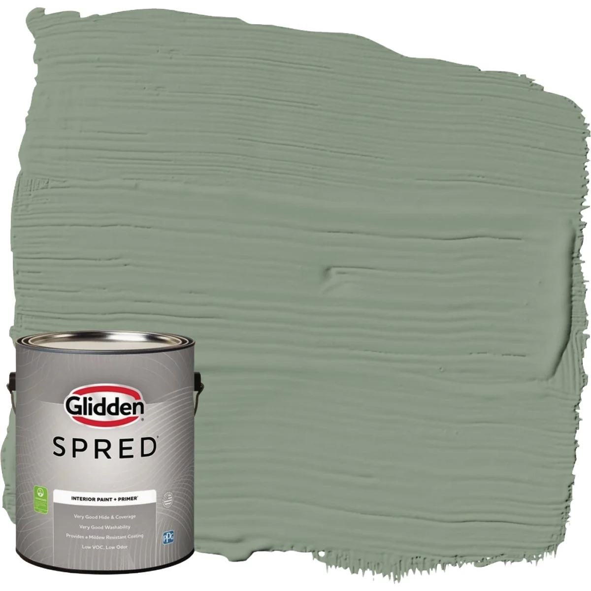 Top-Quality Glidden Spred Interior Grab-N-Go Paint Primer Semi-Gloss Paint Farm Fresh 1 Gal. Environmentally Friendly