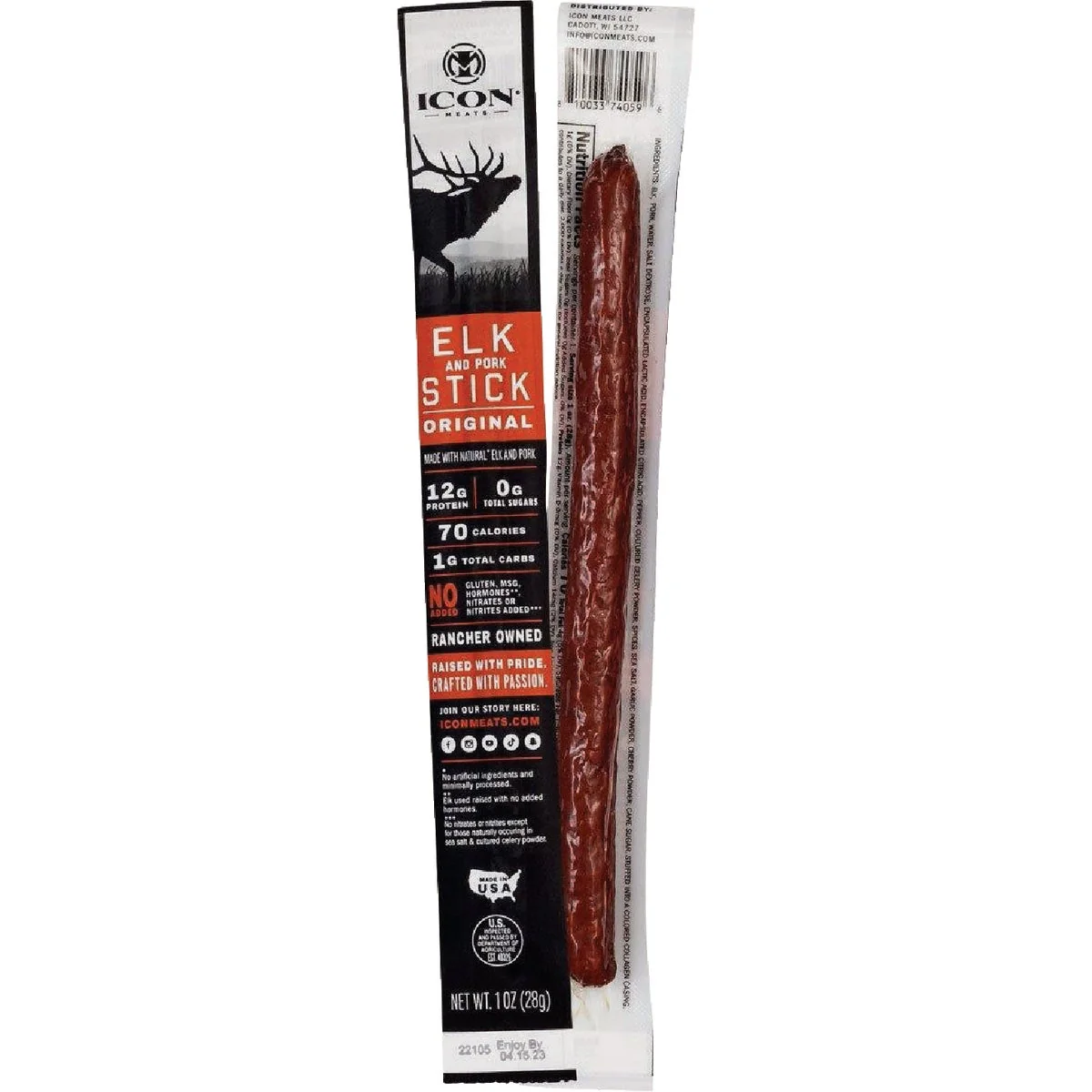 Environmentally Friendly Icon 1 Oz. Elk Stick Comfortable