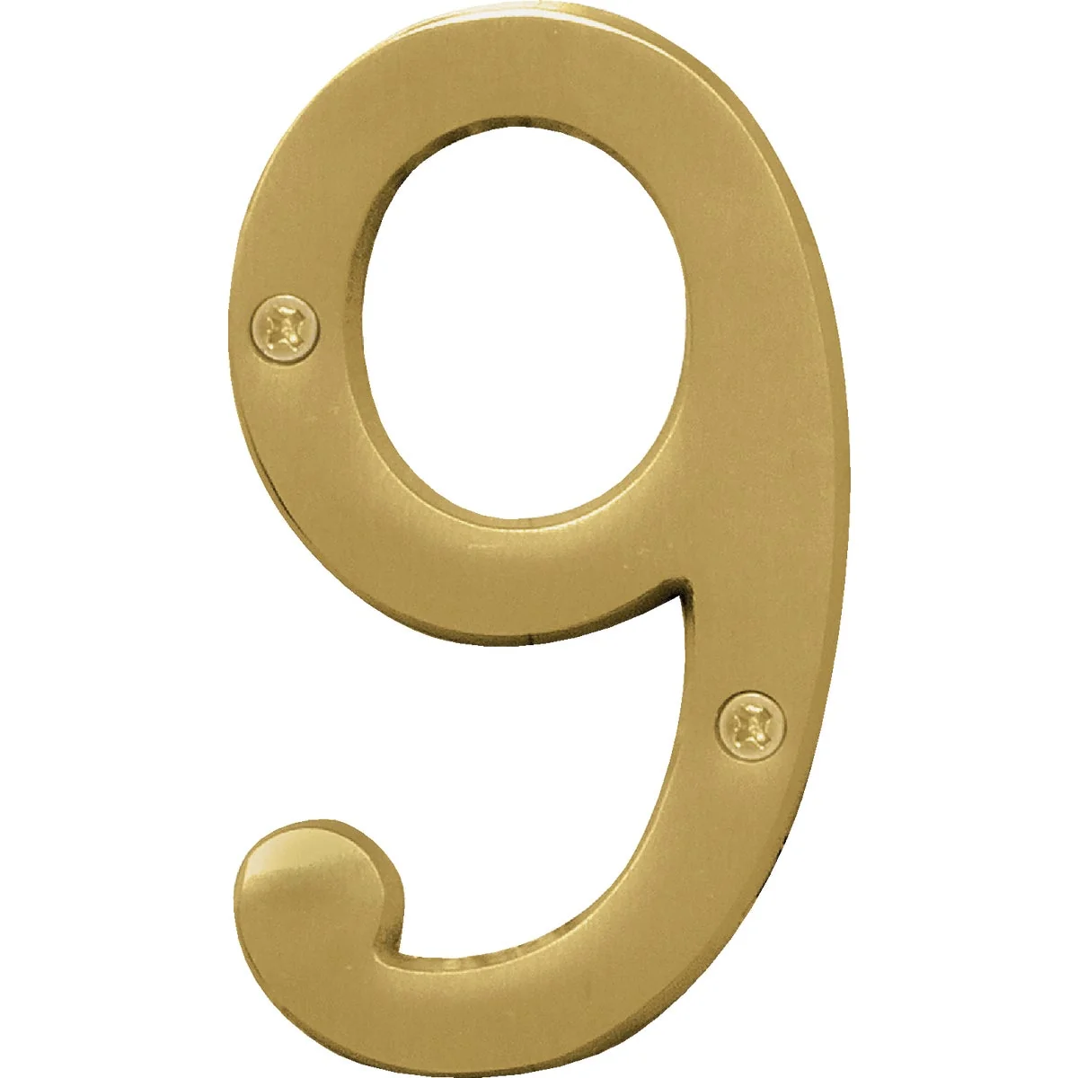 Pure Hy-Ko 4 In. Brushed Brass Number 9 Professional