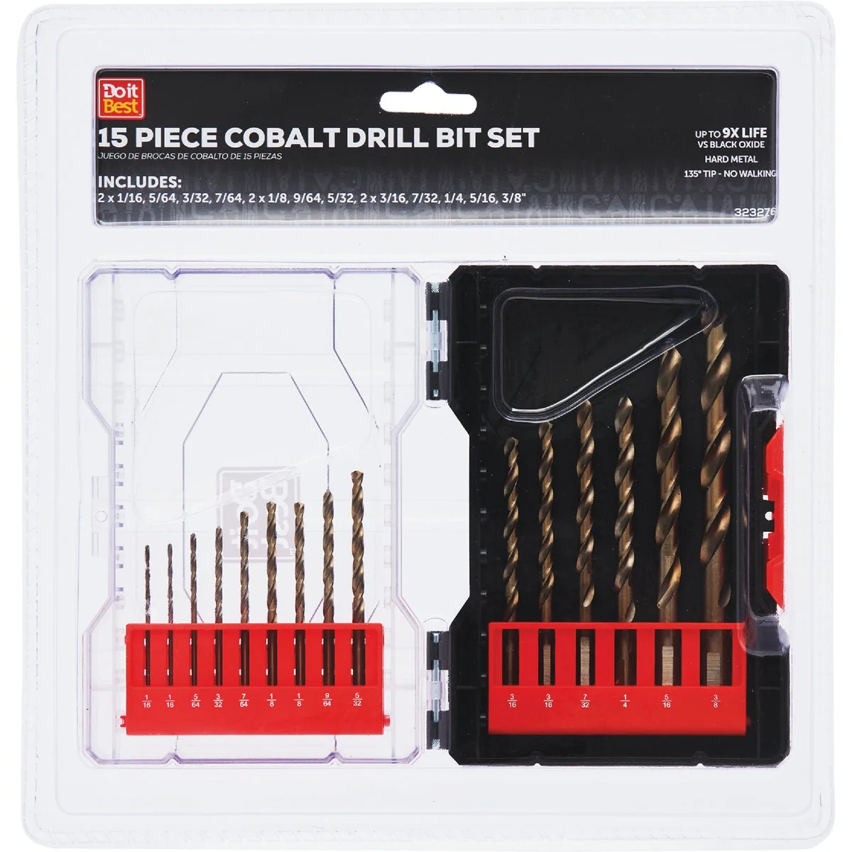 Advanced Do it 15-Piece Cobalt Drill Bit Set Practical