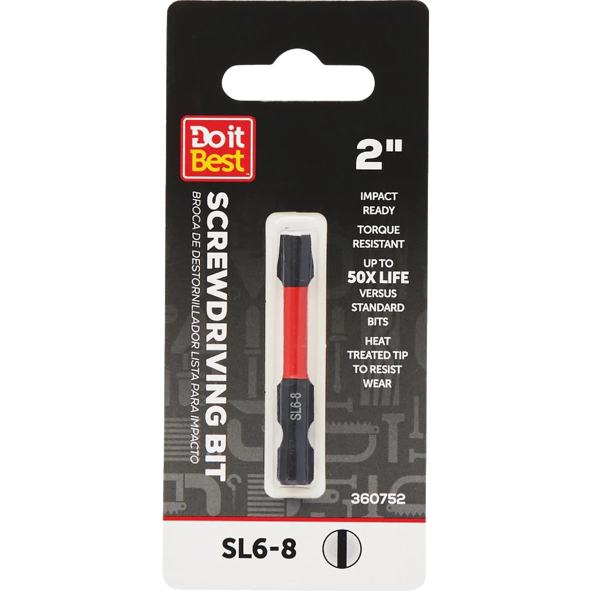 Stylish Do it 8 Slotted 2 In. Screwdriver Bit Contemporary