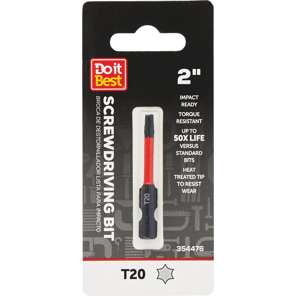 Premium Material Do it T20 Torx 2 In. Screwdriver Bit Comfortable
