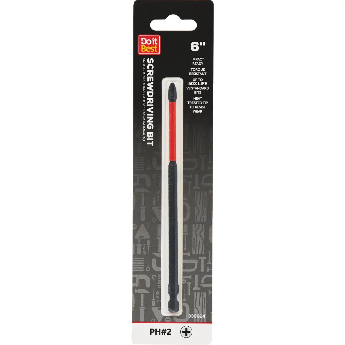 Breathable Do it 2 Phillips 6 In. Screwdriver Bit Enhanced