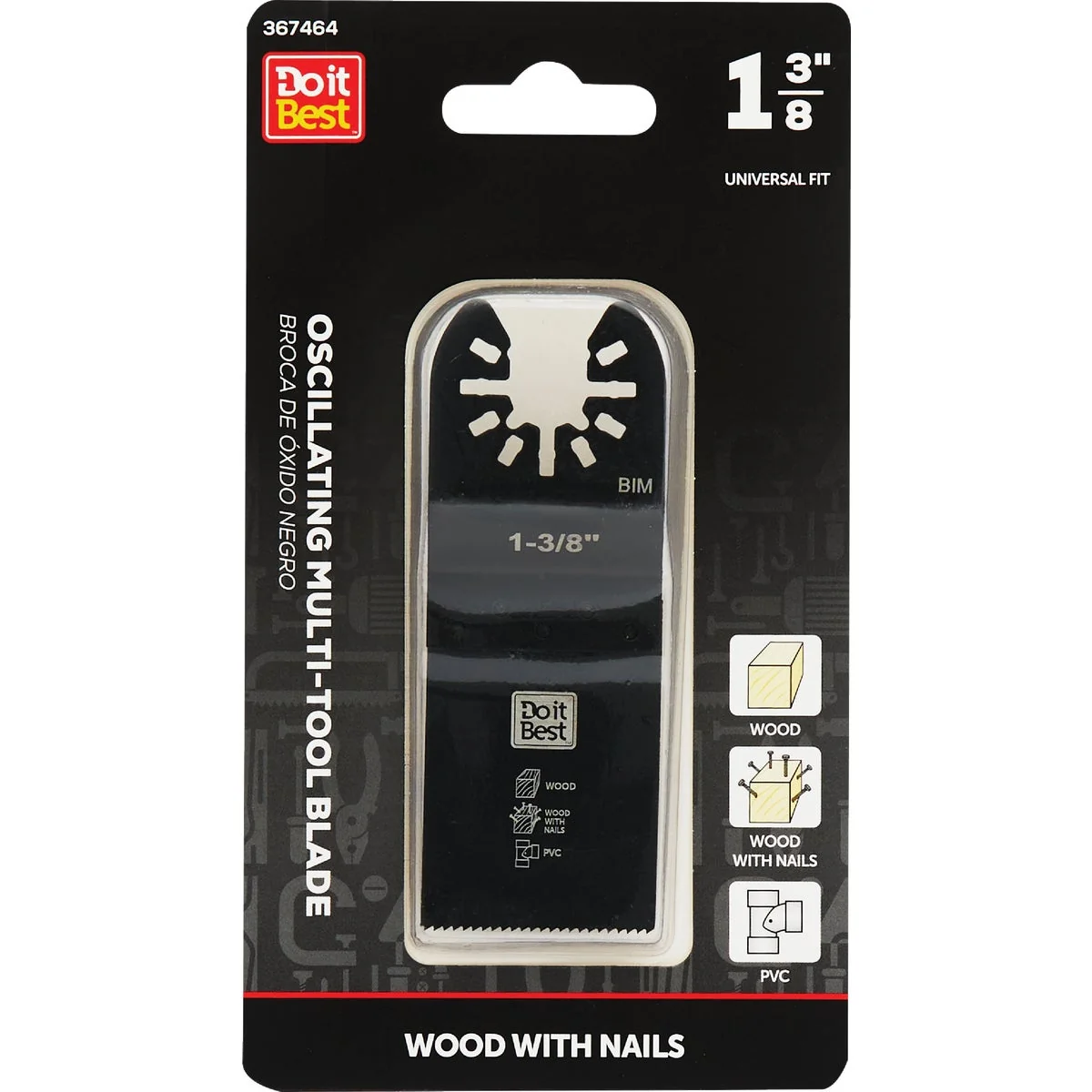 Relaxed 1-3 8 Oscillating Multitool Blade High-End