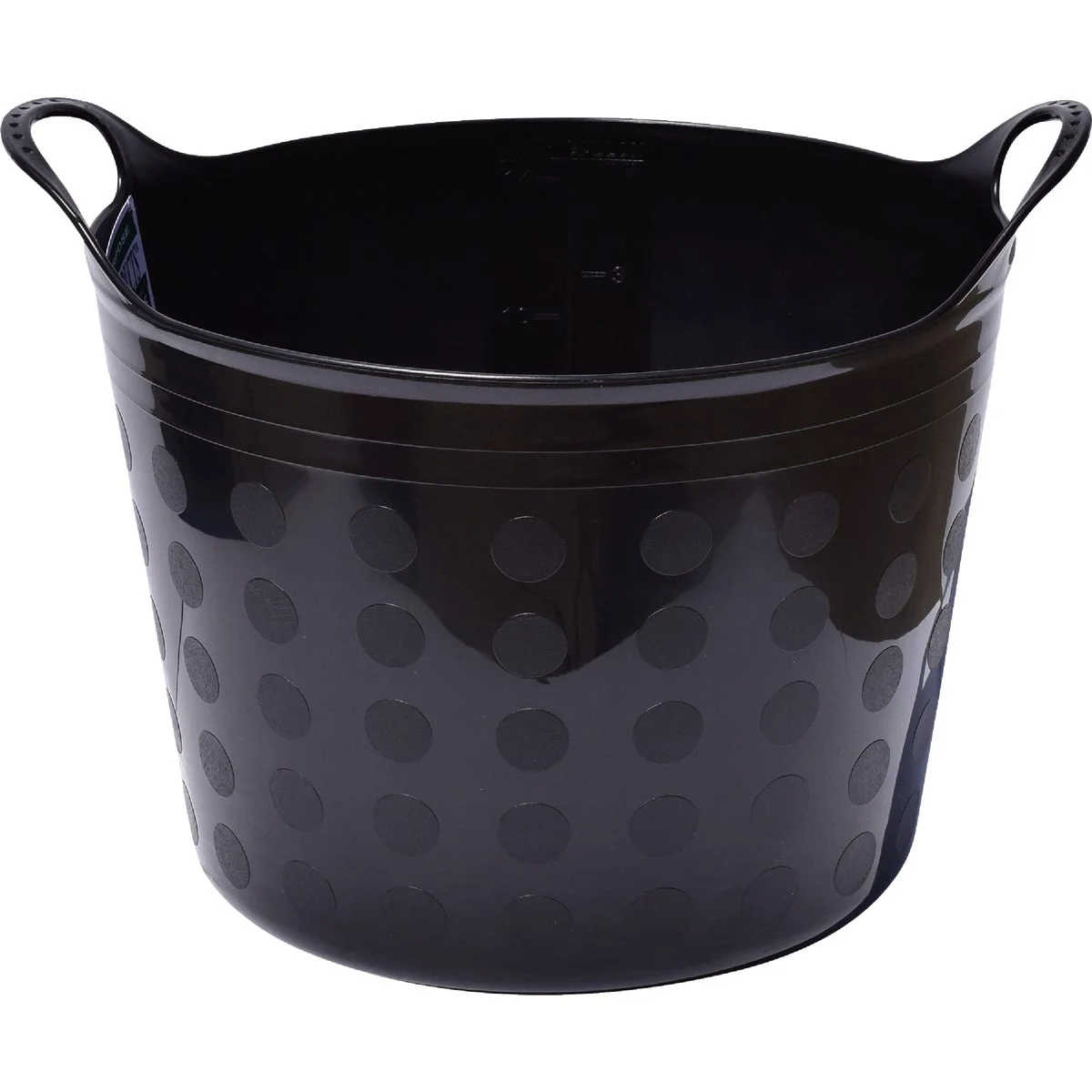 Top-Quality Tuff Stuff 16 Gal. Black Plastic Flex Tub Crafted