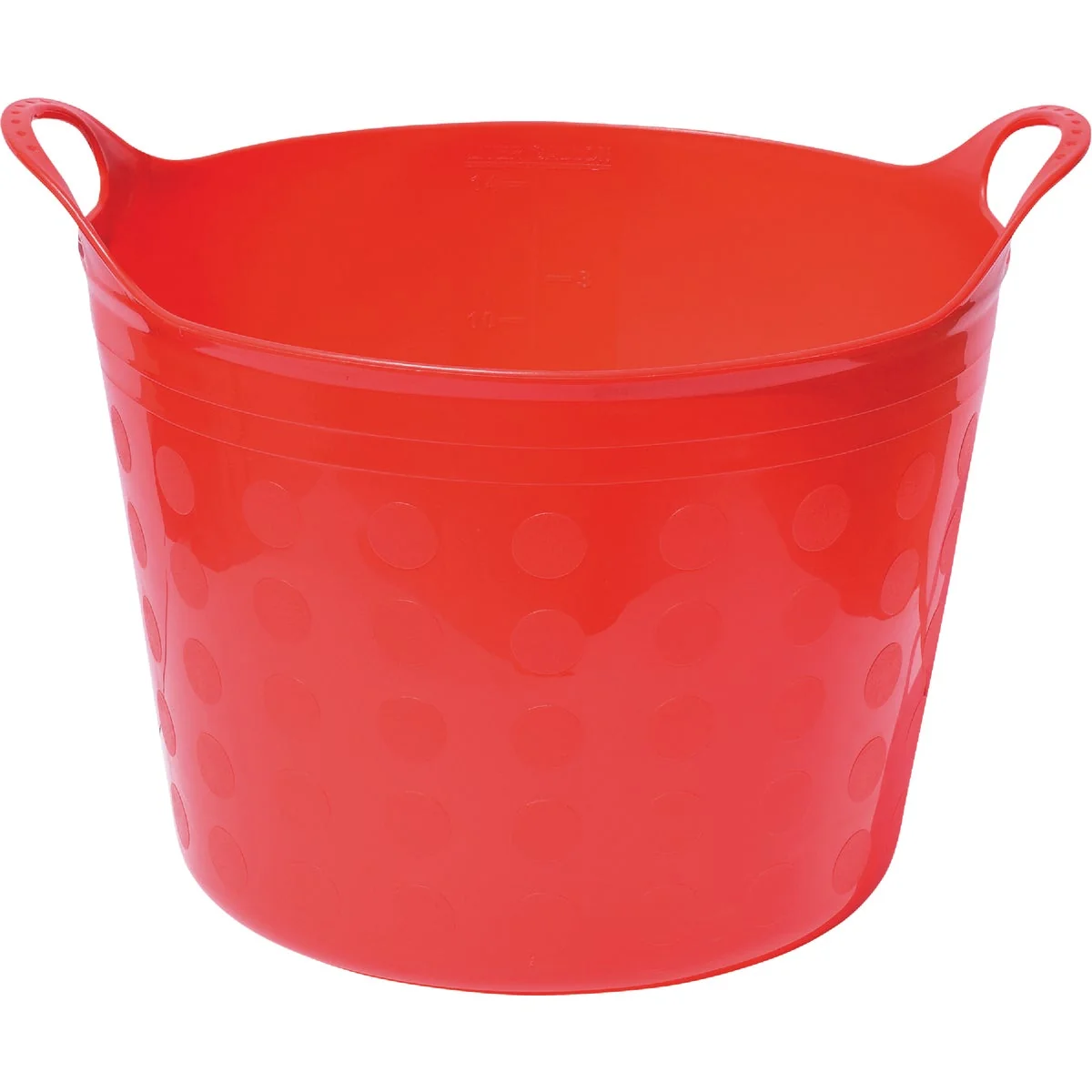 Specialty Tuff Stuff 4.2 Gal. Red Plastic Flex Tub Authentic