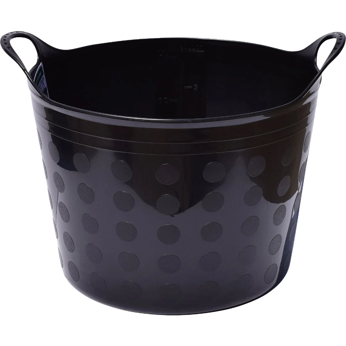 Fine Tuff Stuff 12 Gal. Black Plastic Flex Tub Fast