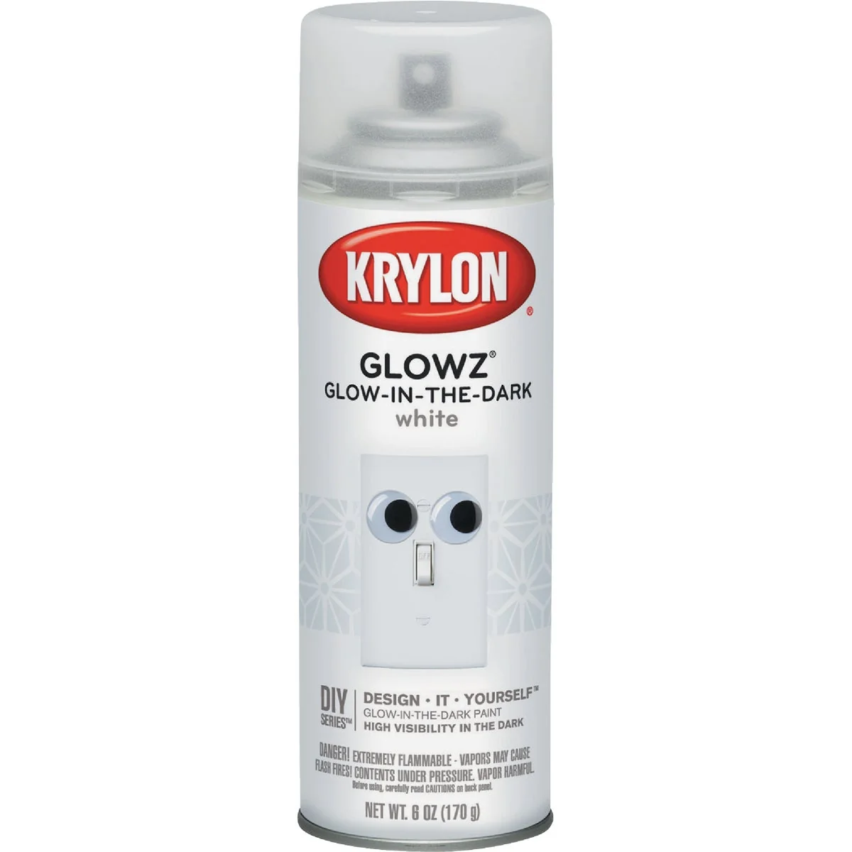 Healthy Krylon Glowz 6 Oz. White Glow-In-The-Dark Spray Paint Quality