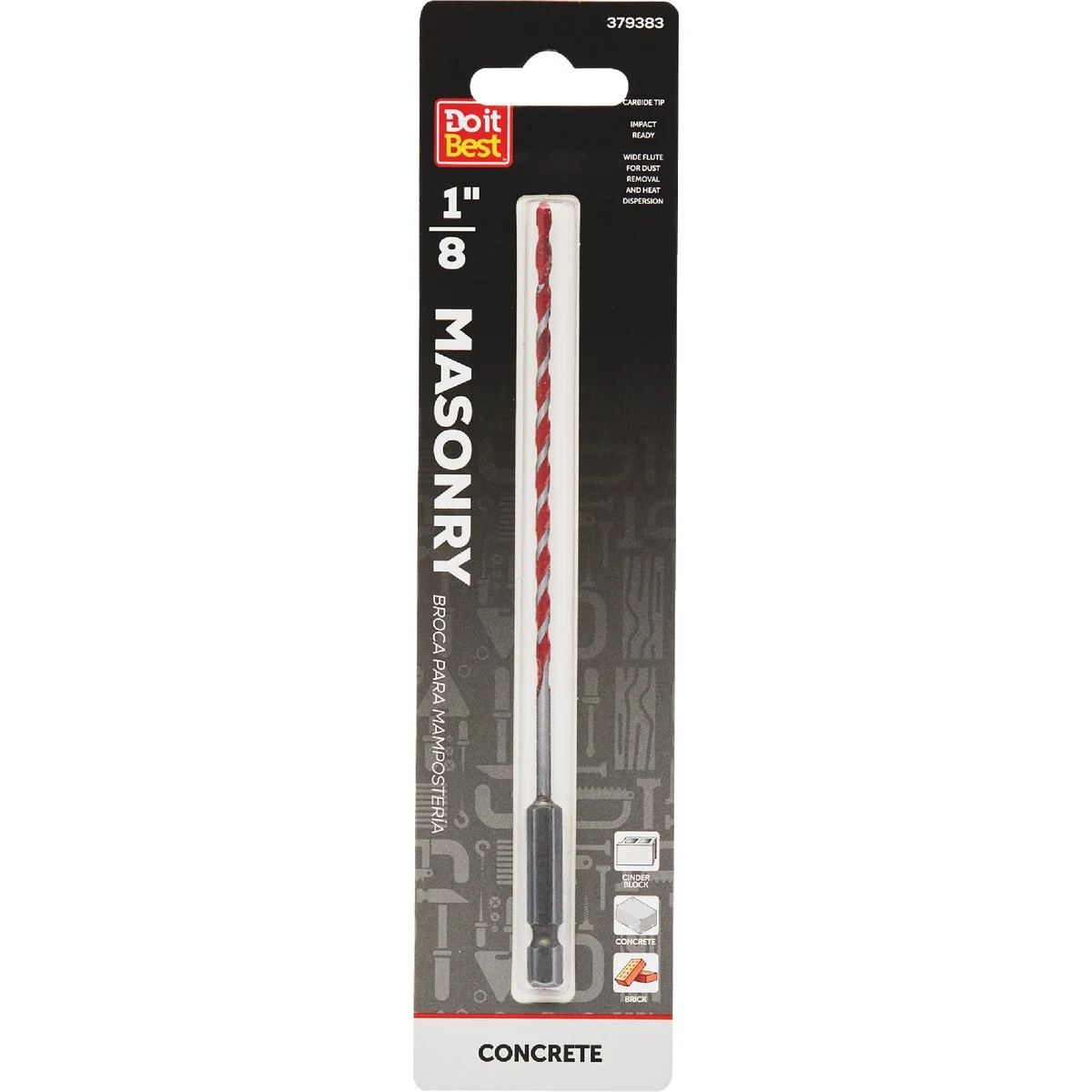 Eco-Friendly 1 8 x 6 Masonry Bit Natural