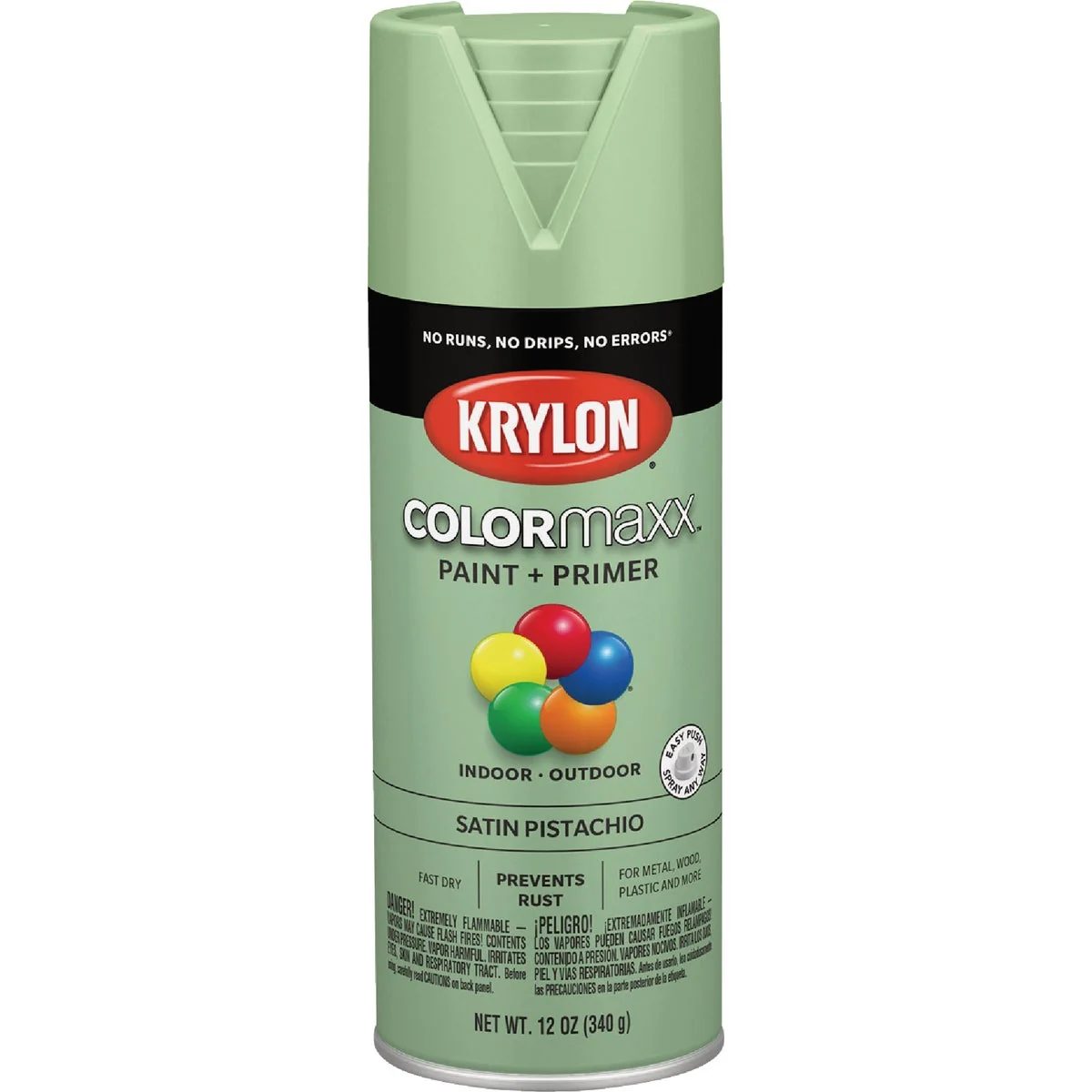 Superior Krylon ColorMaxx 12 Oz. Satin Spray Paint Pistachio Reliable