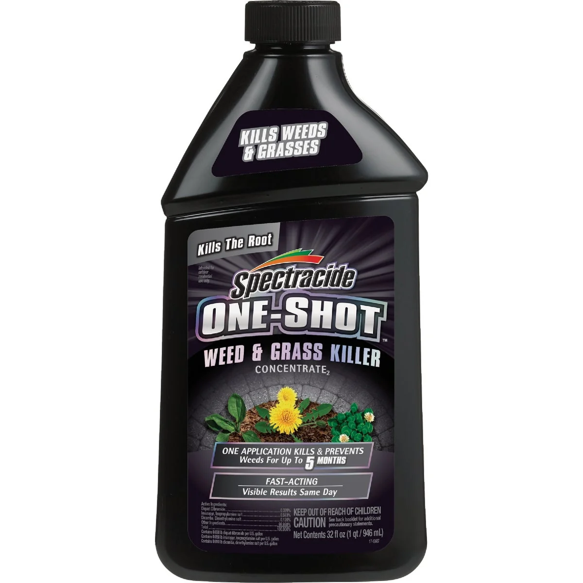 Superior Spectracide One-Shot 32 Oz. Concentrate Weed Grass Killer Flexible