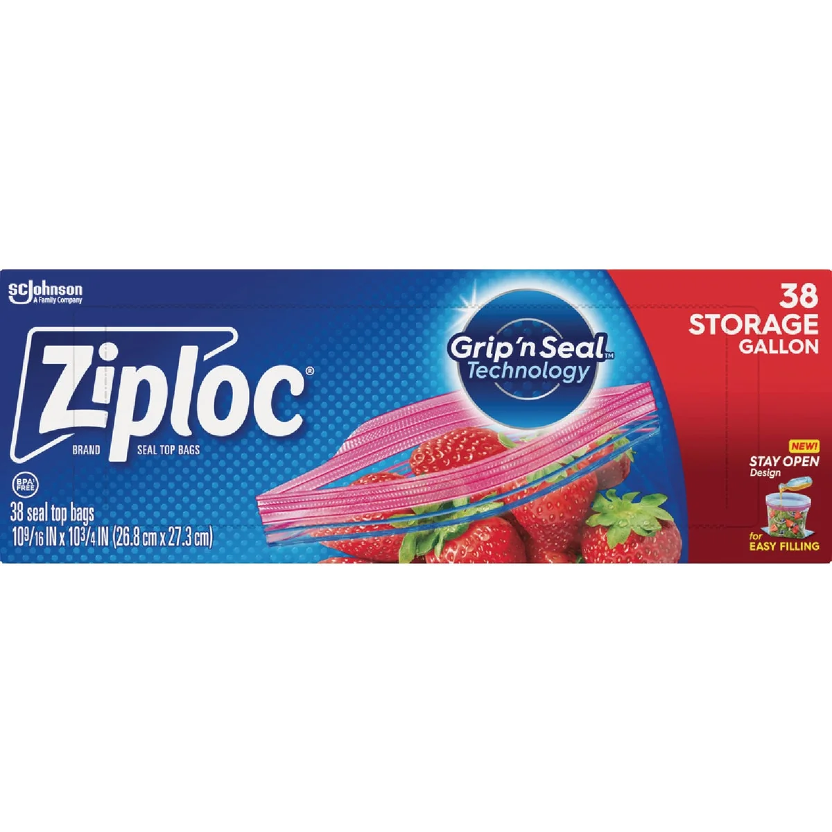 Effective Ziploc Gal. Food Storage Bag 38-Count Fine Crafted