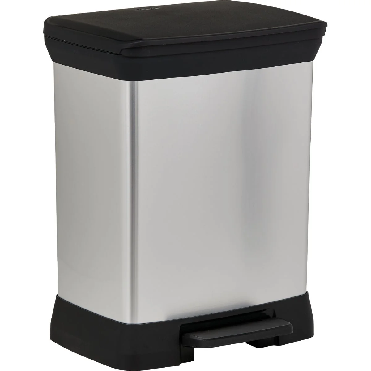 Sophisticated Curver Deco 8 Gal. Trash Bin Casual