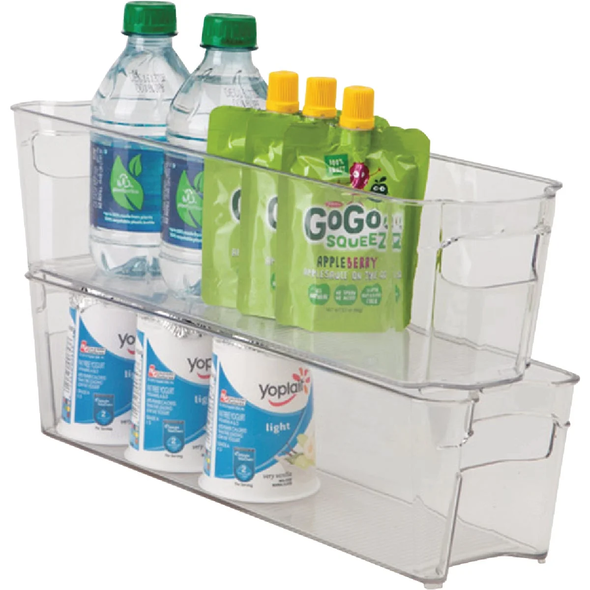 Refined Dial 3.75 In. x 4.25 in. x 14.5 In. Stacking Refrigerator Organizer Authentic