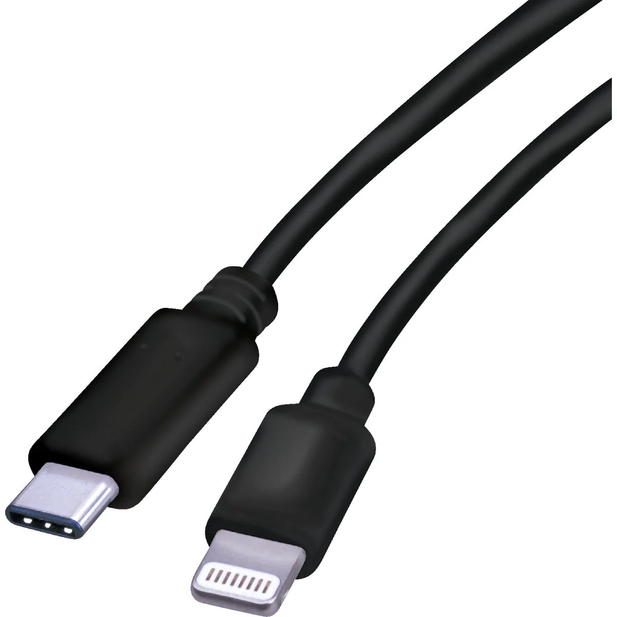 Effective Blue Jet 3 Ft. Black Lightning to Type-C USB Charging Sync Cable Optimized