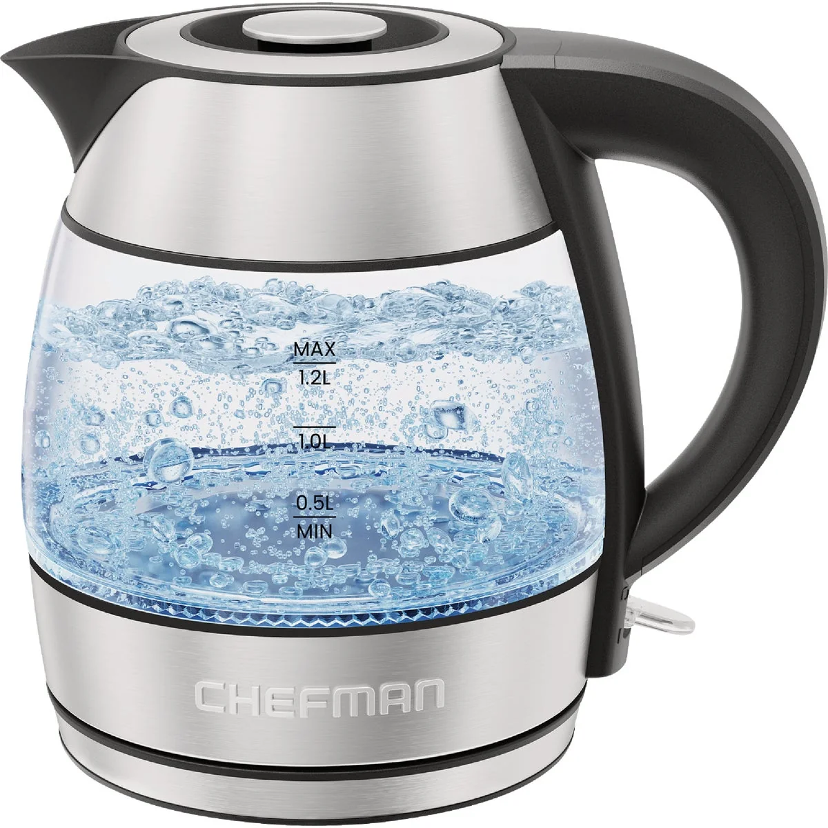 Next-Generation Chefman 1.2L Electric Kettle Eco-Friendly