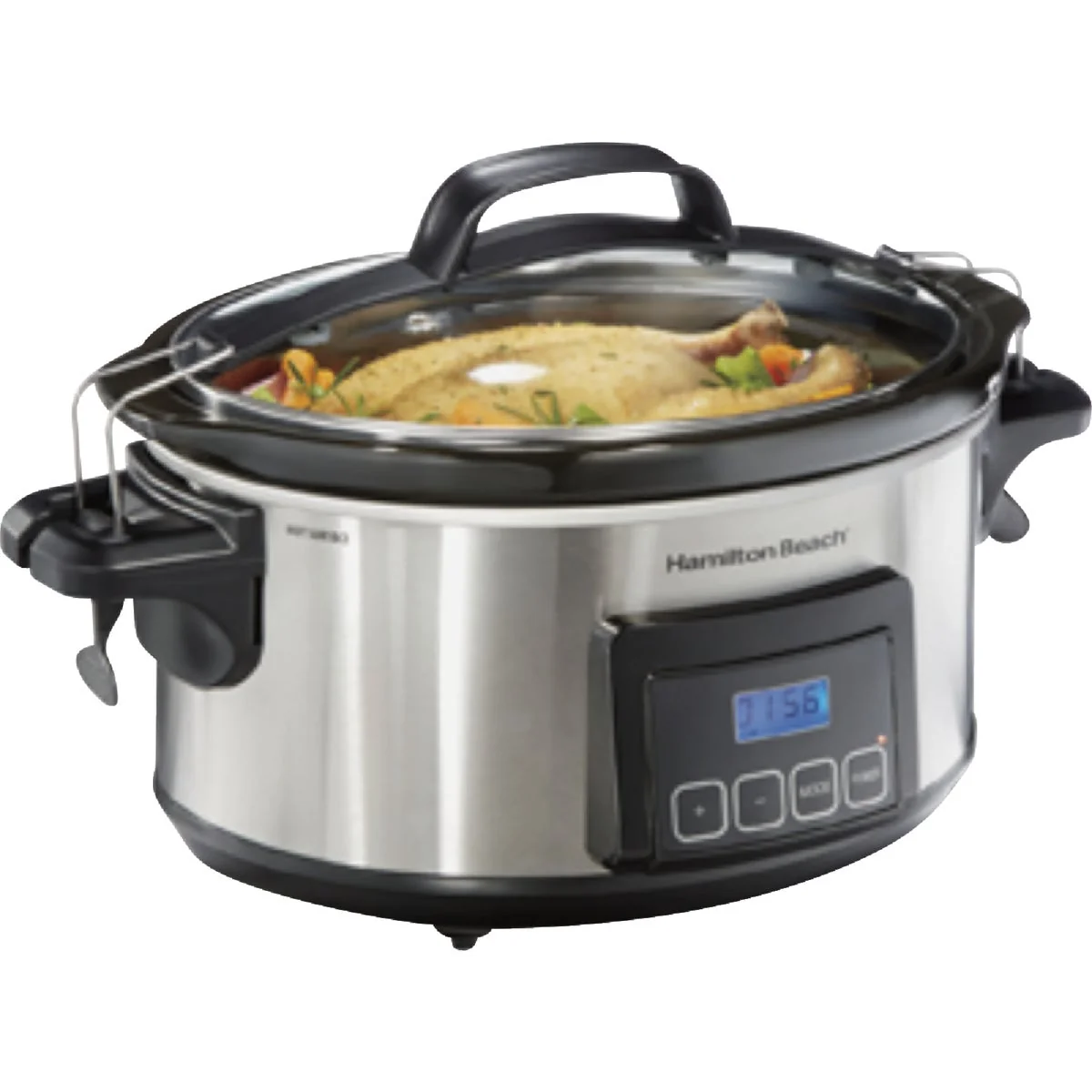 Effective Hamilton Beach Stay or Go 6 Qt. Programmable Slow Cooker Soft