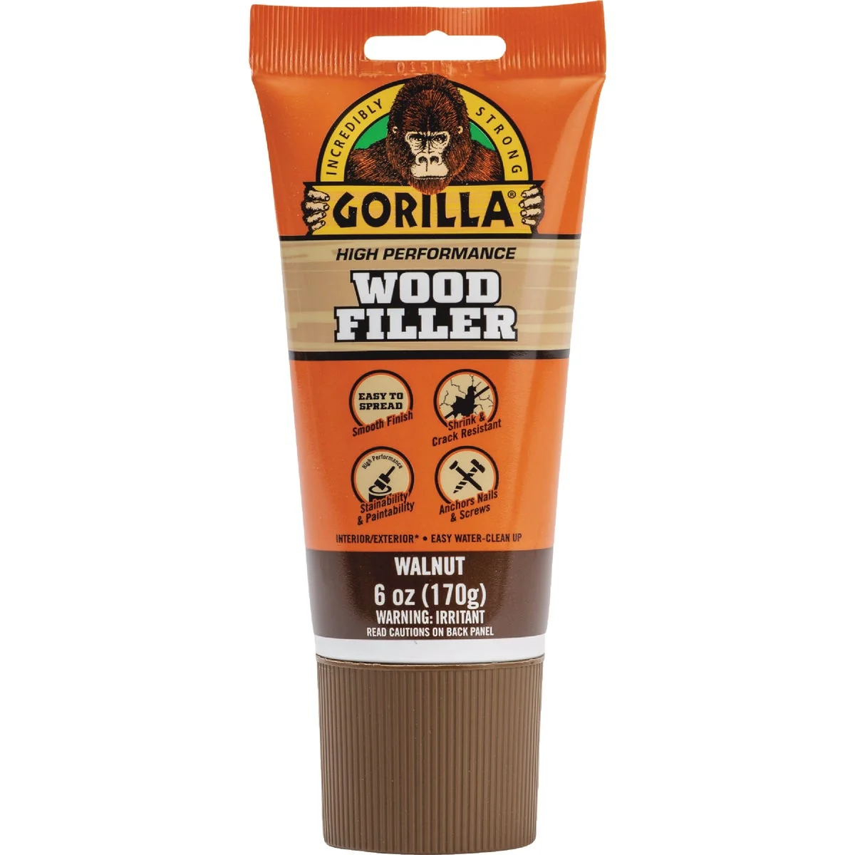Practical Gorilla 6 Oz. Walnut Wood Filler Tube Premium Material