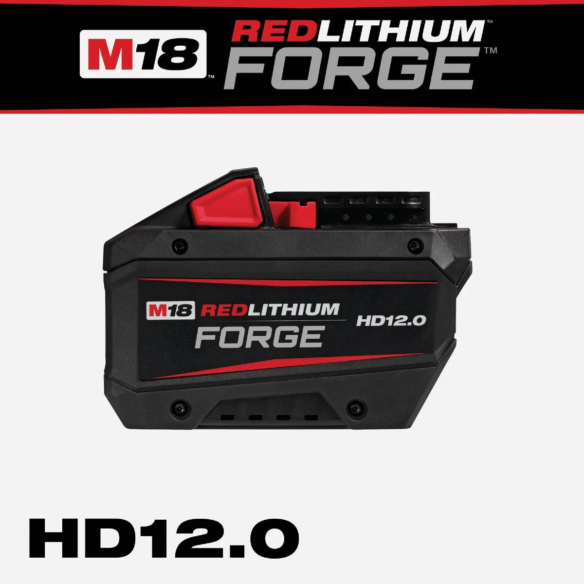 Certified Milwaukee M18 REDLITHIUM FORGE Lithium-Ion High Output HD 12.0 Ah Battery Pack Official