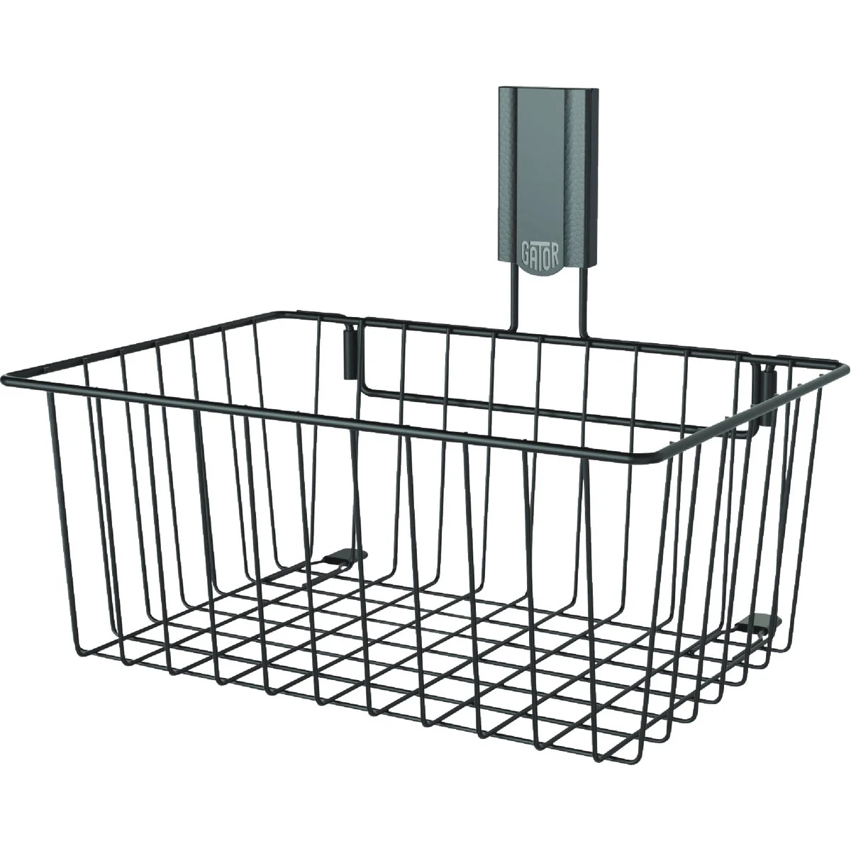 Exceptional Gator Magnetics 12 In. Black Small Magnetic Basket Professional