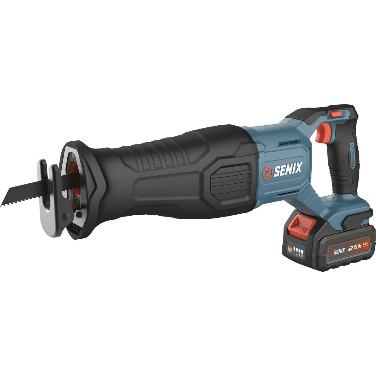 Top-Quality Senix 20 Volt Max Brushless Cordless Reciprocating Saw Kit with 4.0 Ah Battery Charger Superior