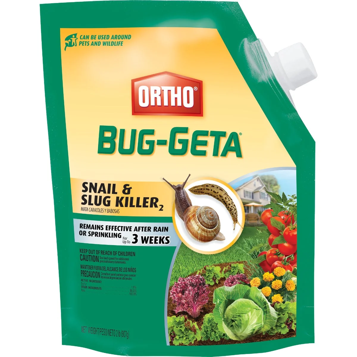 Eco-Friendly Ortho Bug-Geta 2 Lb. Ready To Use Pellets Slug Snail Killer Reliable