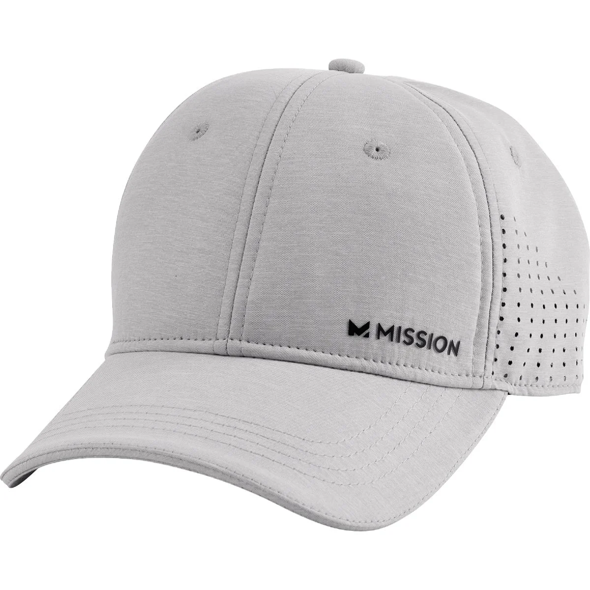 Casual Mission Vented Performance Cooling Baseball Hat Solid