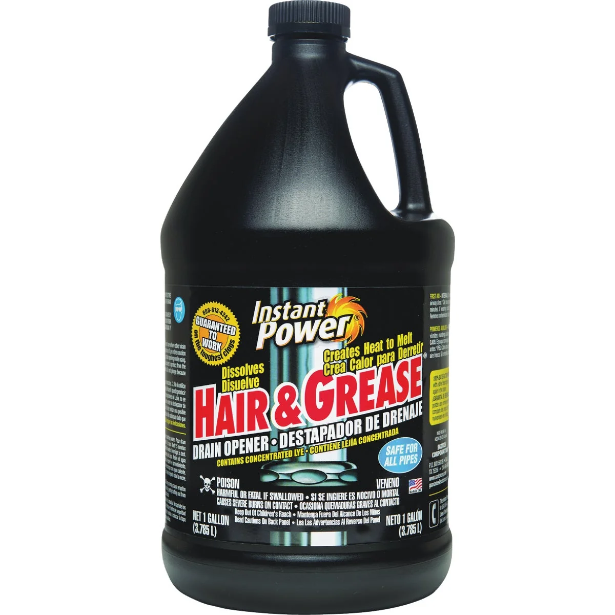 Elite Instant Power Hair Grease 1 Gal. Liquid Drain Opener Superior