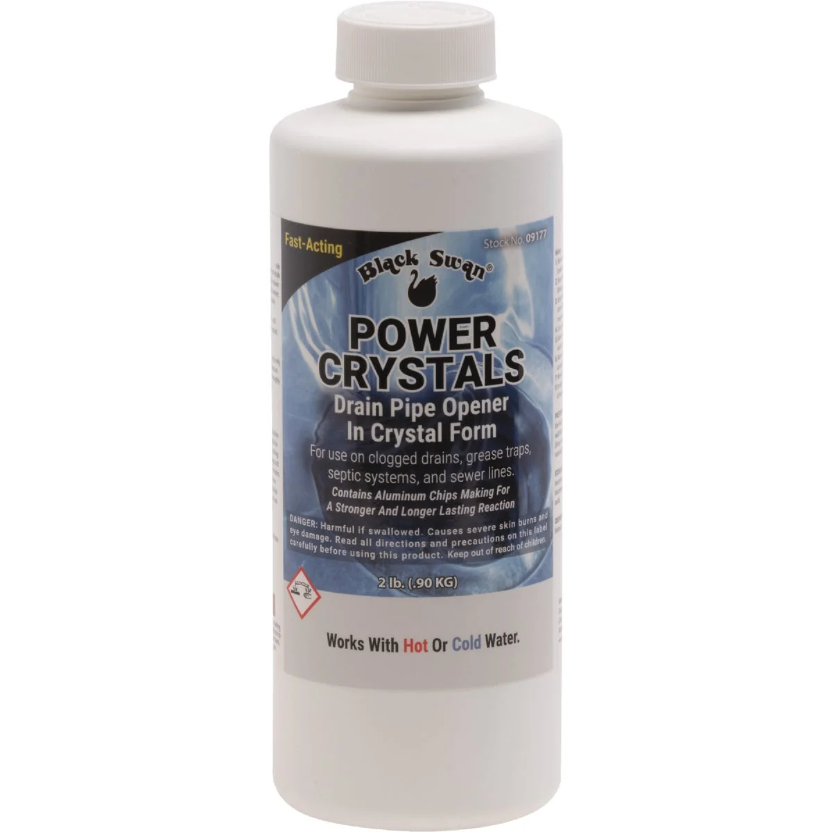 Smart Black Swan Power Crystals Drain Pipe Opener 2 Lb. Luxury