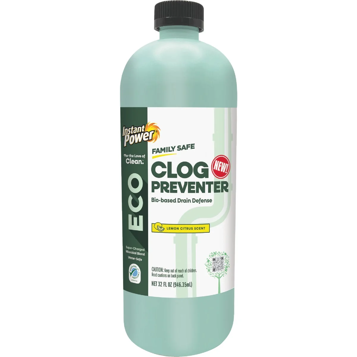 Optimized Instant Power ECO 32 Oz. Liquid Clog Preventer Certified